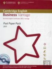 Past Paper Pack For Cambridge English Business Vantage 2011 Exam Papers And Teacher'S Booklet With Audio Cd