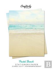 Pastel Beach Stationery Paper