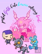 Pastel Goth Cute Kawaii Coloring Book