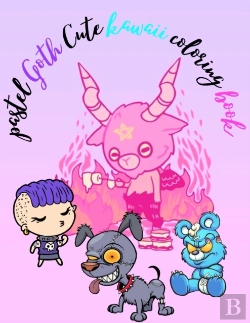Bertrand.pt - Pastel Goth Cute Kawaii Coloring Book