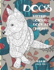 Pattern Coloring Book For Children - Animals - Large Print - Dogs