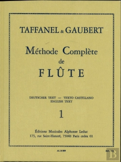 Bertrand.pt - Paul Taffanel Et Philippe Gaubert - Methode Complete De Flute, Vol. 1
