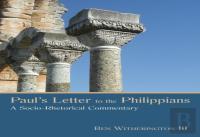 Paul'S Letter To The Philippians