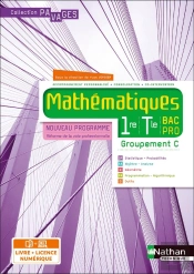 Pavages : Mathématiques : 1re/Terminale Bac Pro : Groupement C : Livre + Licence Élève (Édition 2020)
