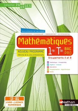 Bertrand.pt - Pavages : Mathématiques : 1re/Terminale Bac Pro : Groupements A Et B : Livre + Licence Élève (Édition 2020)