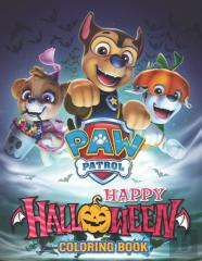 Paw Patrol Happy Halloween Coloring Book