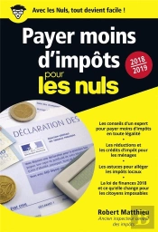 Payer Moins D'Impots 2018-2019 Pour Les Nuls Poche