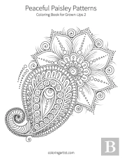 Peaceful Paisley Patterns 2: Coloring Bo