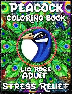 Bertrand.pt - Peacock Coloring Book Adult Stress Relief