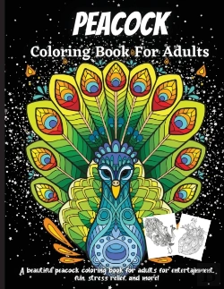 Bertrand.pt - Peacock Coloring Book For Adults