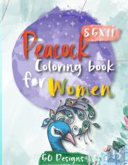 Peacock Coloring Book For Women