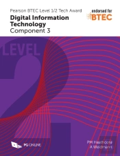 Pearson Btec Level 1/2 Tech Award In Digital Information Technology: Component 3