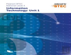 Pearson Btec Level 3 In Information Technology: Unit 1