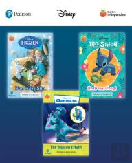 Pearson Bug Club Disney Reception Pack B, Including Decodable Phonics Readers For Phases 2 And 3; Frozen: Fun In The Sun, Lilo And Stitch: Grab That Frog!, Monsters, Inc: The Biggest Fright