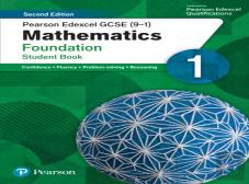 Pearson Edexcel Gcse (9-1) Mathematics Foundation Student Book 1