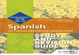 Pearson Edexcel International Gcse Spanish Study And Revision Guide