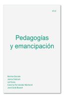 Pedagogías Y Emancipación