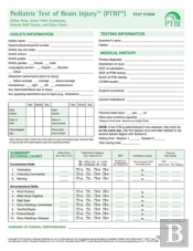Pediatric Test Of Brain Injury  (Ptbi)