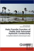 Pedo-Transfer Function Of Paddy Soils Saturated Hydraulic Conductivity