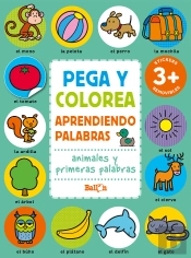 Pega Y Colorea Anim Y Prim Palabras