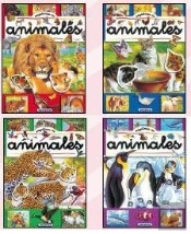 Pegatinas De Animales (4 Títulos)
