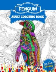 Penguin Adult Coloring Book