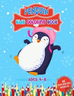 Bertrand.pt - Penguin Kids Coloring Book Ages 4 - 8