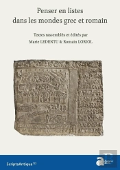Penser En Listes Dans Les Mondes Grec Dans L'Épopée Et L'Historiographie Latines