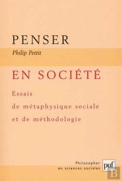 Bertrand.pt - Penser En Société ; Essais De Métaphysique Sociale Et De Méthodologie