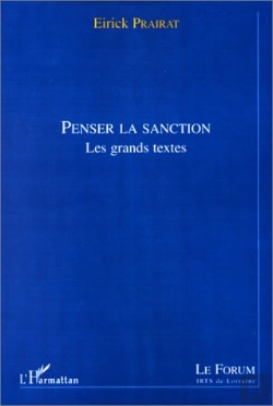 Bertrand.pt - Penser La Sanction ; Les Grands Textes