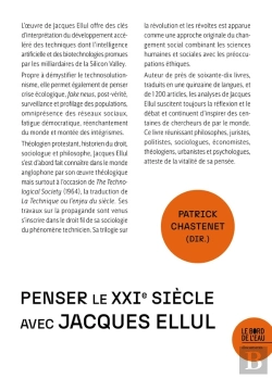 Bertrand.pt - Penser Le 21e Siècle Avec Jacques Ellul