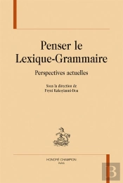 Penser Le Lexique-Grammaire ; Perspectives Actuelles