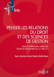 Penser Les Relations Du Droit Et Des Sciences De Gestion