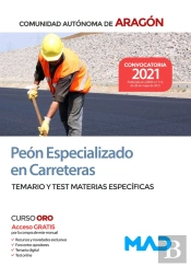 Peon Especializado En Carreteras De La Comunidad Autonoma De