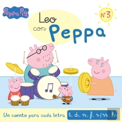 Bertrand.pt - Peppa Pig. Lectoescritura - Leo Con Peppa. Un Cuento Para Cada Letra: T, D, N, F, R/Rr, H