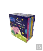Peppa Pig Libro Juguete Pequeña Biblioteca De Buenas Noches