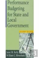 Performance Budgeting For State And Local Government