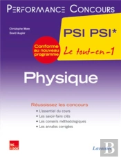 Performance Concours : Physique ; 2e Année Psi Psi