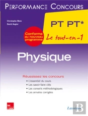 Performance Concours : Physique ; 2e Année Pt Pt*