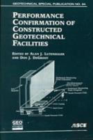 Performance Confirmation Of Constructed Geotechnical Facilities
