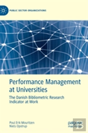 Performance Management At Universities