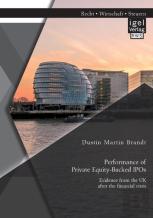 Performance Of Private Equity-Backed Ipos. Evidence From The Uk After The Financial Crisis