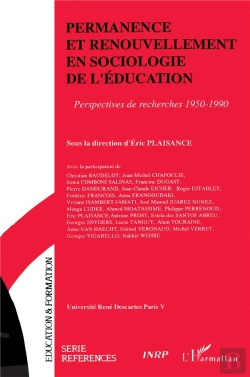 Bertrand.pt - Permanence Et Renouvellemenen Sociologie De L'Educatio
