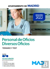 Personal De Oficios Diversos Oficios Del Ayuntamiento De Madrid. Temario Y Test