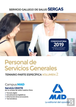 Bertrand.pt - Personal De Servicios Generales Del Servicio Gallego De Salud (Sergas). Temario Parte Específica Vol