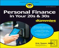 Personal Finance In Your 20s & 30s For Dummies