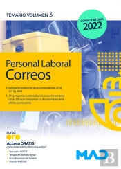 Personal Laboral Correos Telegrafos Temario Volumen 3