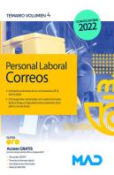 Personal Laboral Correos Telegrafos Temario Volumen 4