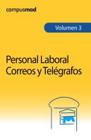 Personal Laboral Correos Y Telegrafos Temario Volumen 3