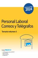 Personal Laboral Correos Y Telegrafos Temario Volumen 3